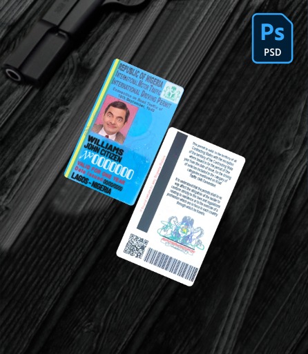 Nigeria international driving license PSD